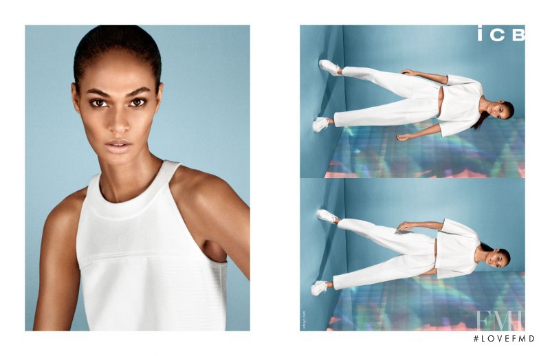 Joan Smalls featured in  the iCB advertisement for Spring/Summer 2014