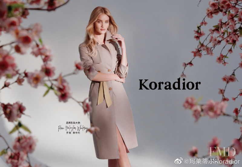 Rosie Huntington-Whiteley featured in  the Koradior advertisement for Spring/Summer 2020