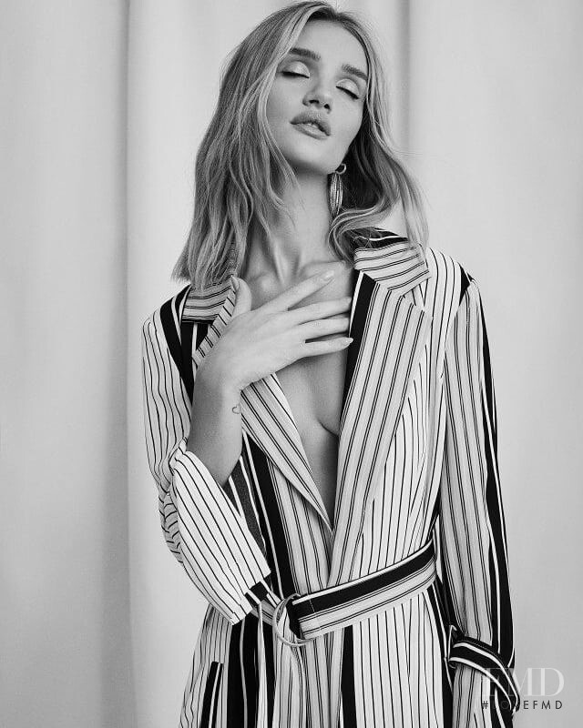 Rosie Huntington-Whiteley featured in  the BCBG By Max Azria advertisement for Spring/Summer 2019