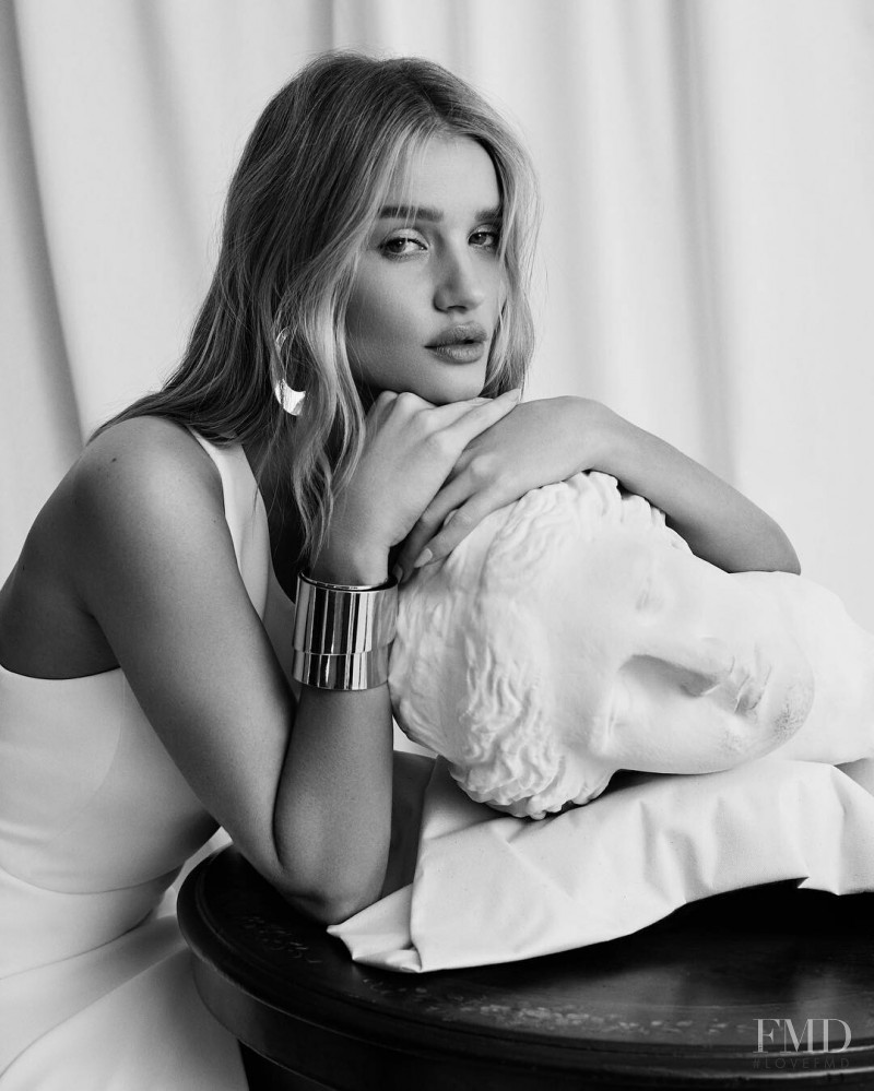 Rosie Huntington-Whiteley featured in  the BCBG By Max Azria advertisement for Spring/Summer 2019