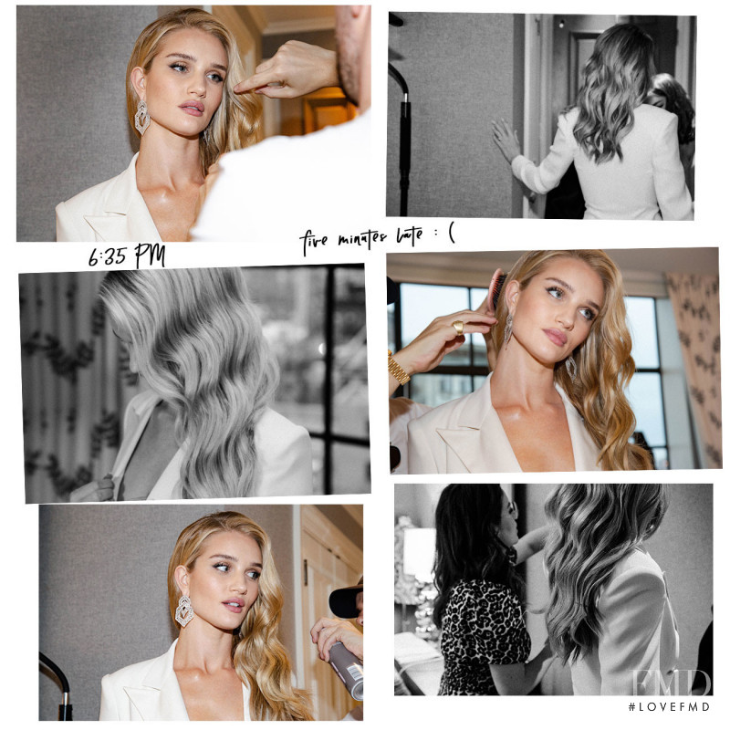 Rosie Huntington-Whiteley featured in  the Rose Inc. advertisement for Autumn/Winter 2018