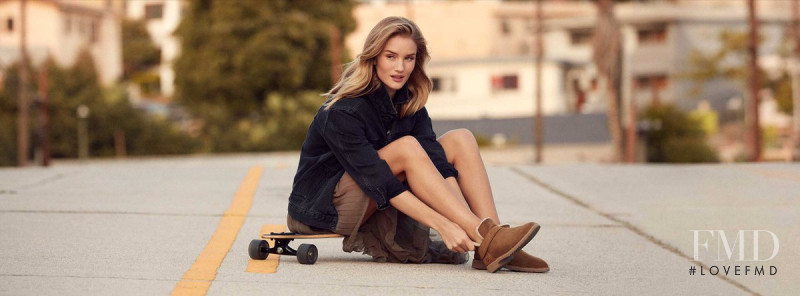 Rosie Huntington-Whiteley featured in  the UGG Australia advertisement for Autumn/Winter 2016