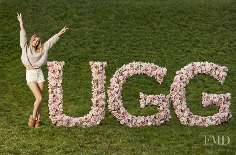 Rosie Huntington-Whiteley featured in  the UGG Australia advertisement for Spring/Summer 2016