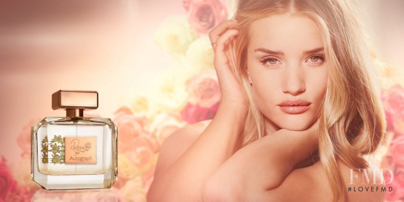 Rosie Huntington-Whiteley featured in  the Marks & Spencer Autograph Summer Rose advertisement for Summer 2016