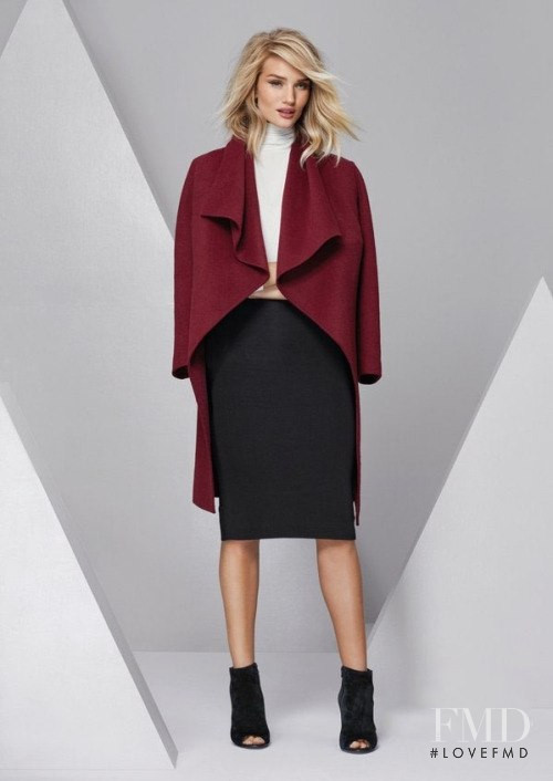Rosie Huntington-Whiteley featured in  the Marks & Spencer Autograph advertisement for Fall 2015