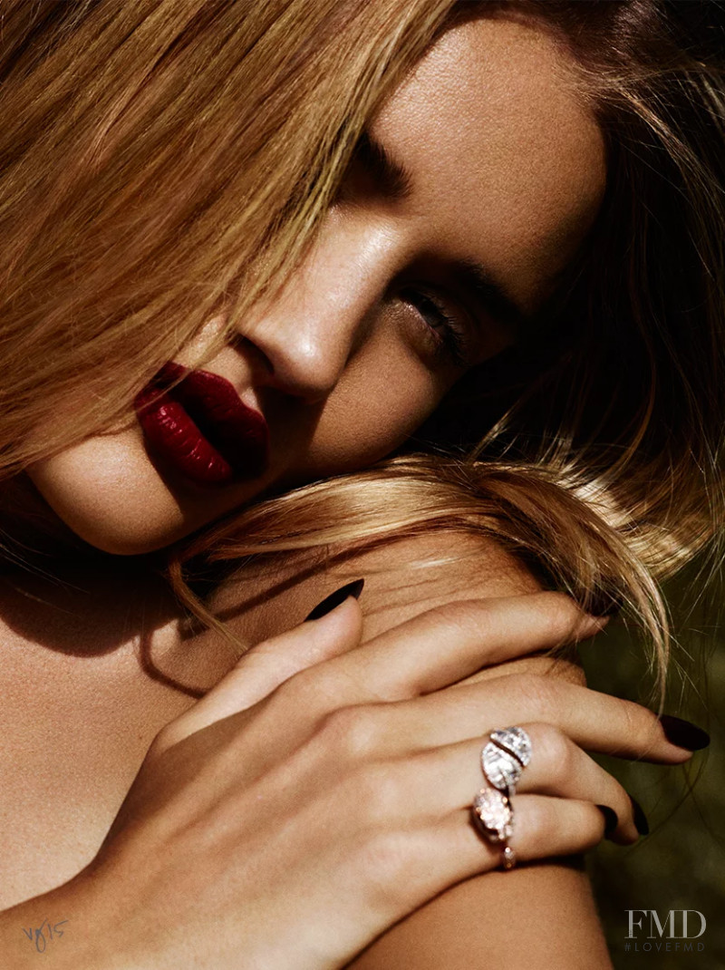 Rosie Huntington-Whiteley featured in  the Violet Grey advertisement for Summer 2015
