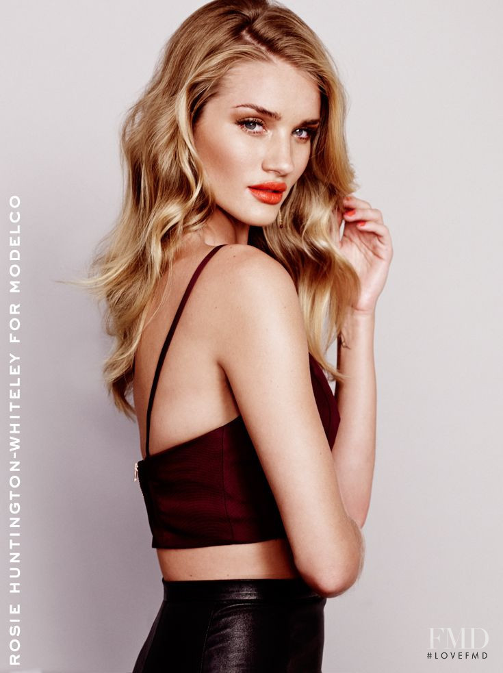 Rosie Huntington-Whiteley featured in  the ModelCo advertisement for Autumn/Winter 2013
