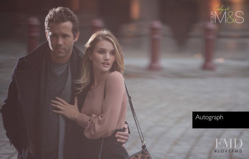 Rosie Huntington-Whiteley featured in  the Marks & Spencer advertisement for Autumn/Winter 2011