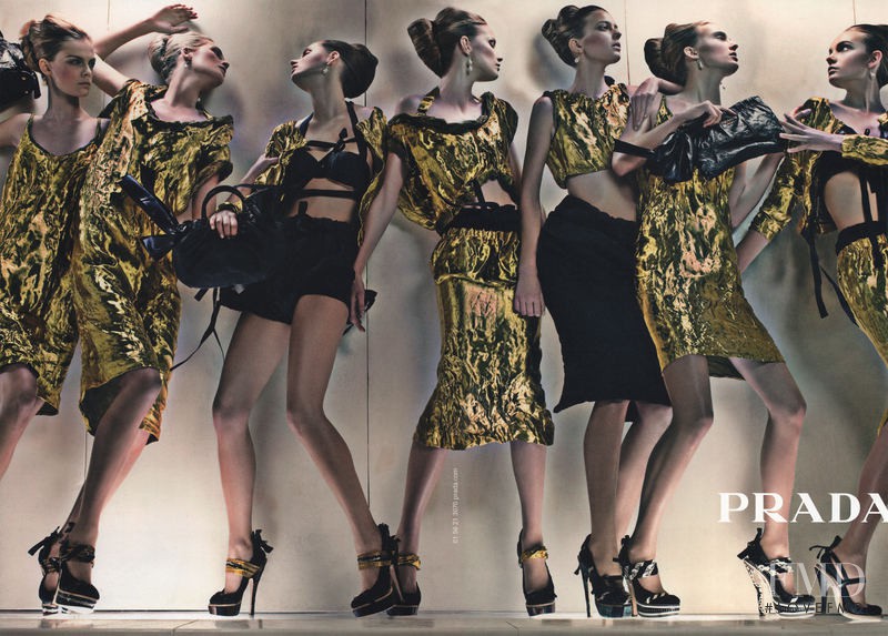 Anna Maria Jagodzinska featured in  the Prada advertisement for Spring/Summer 2009