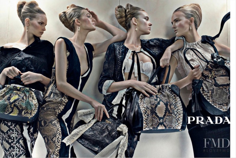 Katrin Thormann featured in  the Prada advertisement for Spring/Summer 2009
