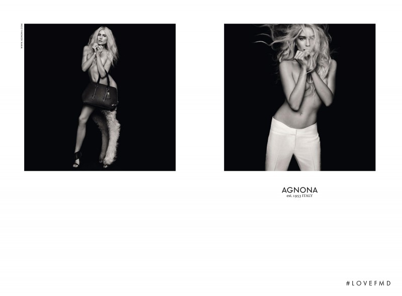 Dree Hemingway featured in  the Agnona advertisement for Spring/Summer 2014