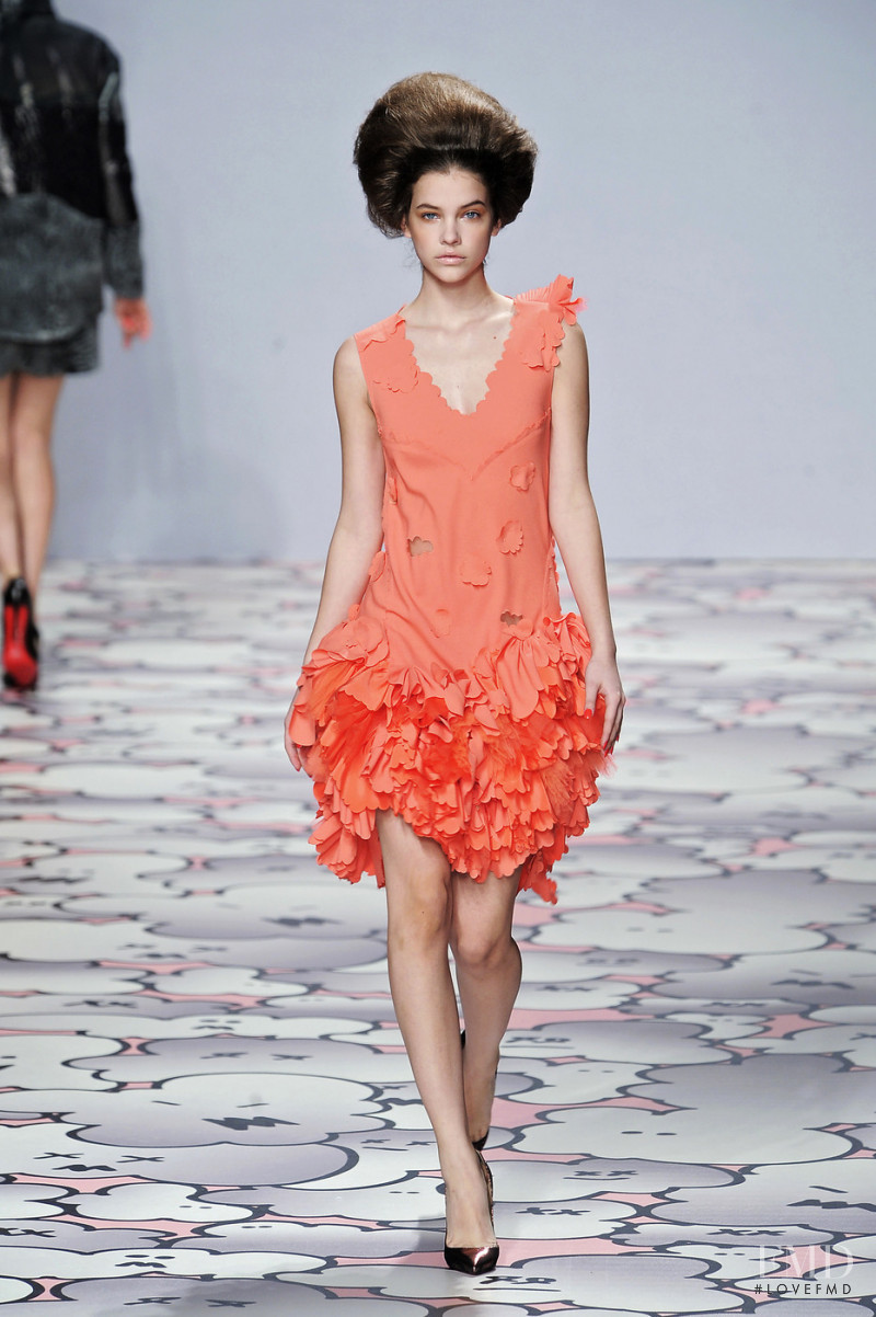 Barbara Palvin featured in  the Giles Deacon fashion show for Autumn/Winter 2010