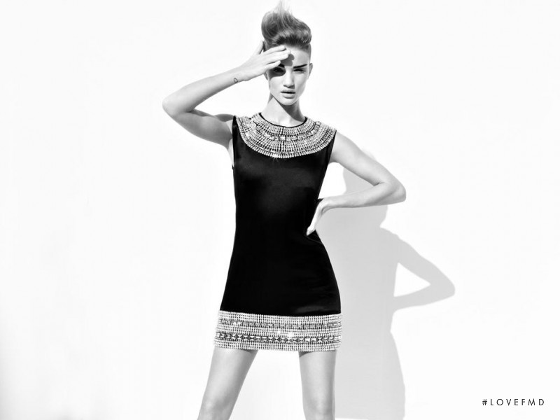 Rosie Huntington-Whiteley featured in  the Thomas Wylde advertisement for Spring/Summer 2010