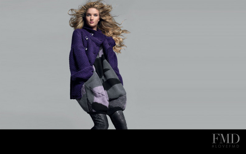 Rosie Huntington-Whiteley featured in  the Miss Sixty advertisement for Autumn/Winter 2009