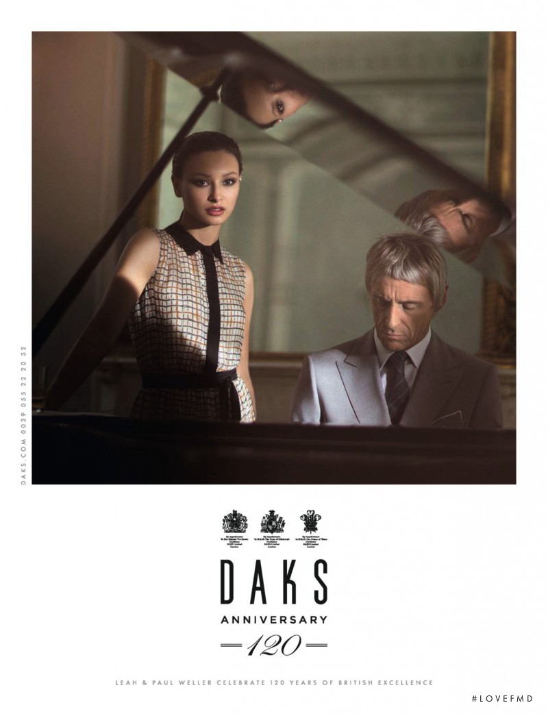 DAKS advertisement for Spring/Summer 2014