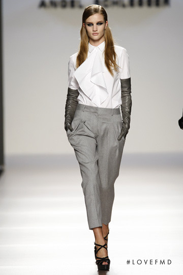 Rosie Huntington-Whiteley featured in  the Angel Schlesser fashion show for Autumn/Winter 2009