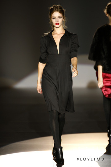 Rosie Huntington-Whiteley featured in  the Roberto Torretta fashion show for Autumn/Winter 2009