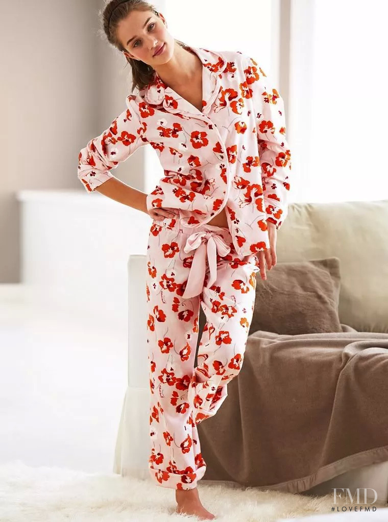 Rosie Huntington-Whiteley featured in  the Victoria\'s Secret Sleepwear catalogue for Autumn/Winter 2008