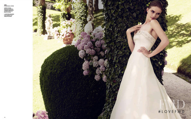 Rosie Huntington-Whiteley featured in  the Pronovias catalogue for Spring 2009