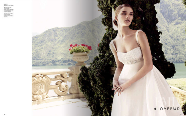 Rosie Huntington-Whiteley featured in  the Pronovias catalogue for Spring 2009