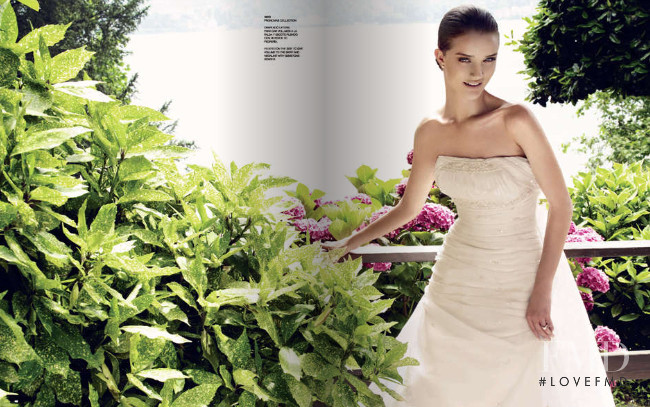Rosie Huntington-Whiteley featured in  the Pronovias catalogue for Spring 2009