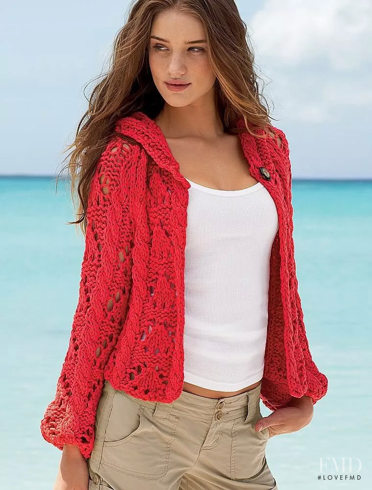 Rosie Huntington-Whiteley featured in  the Victoria\'s Secret catalogue for Spring/Summer 2007