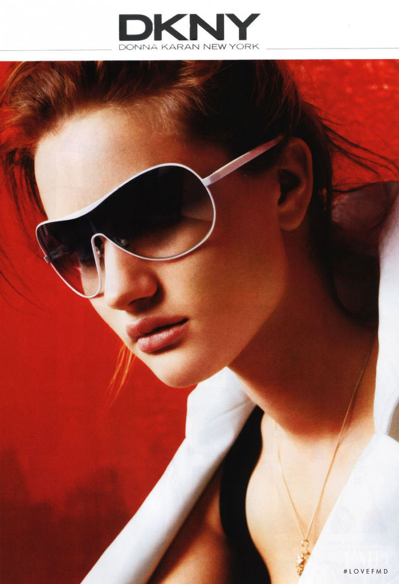 Rosie Huntington-Whiteley featured in  the DKNY advertisement for Spring/Summer 2006