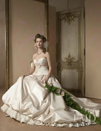 Rosie Huntington-Whiteley featured in  the JLM Couture Alvina Valenta Bridal Collection lookbook for Spring/Summer 2007