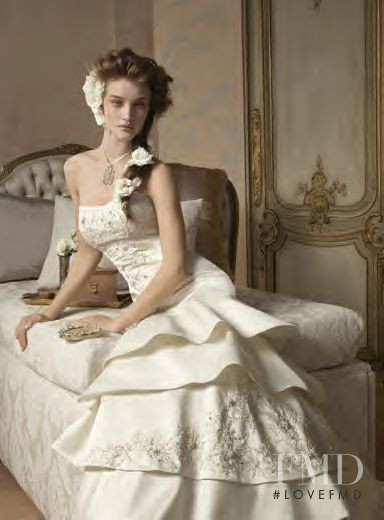 Rosie Huntington-Whiteley featured in  the JLM Couture Alvina Valenta Bridal Collection lookbook for Spring/Summer 2007