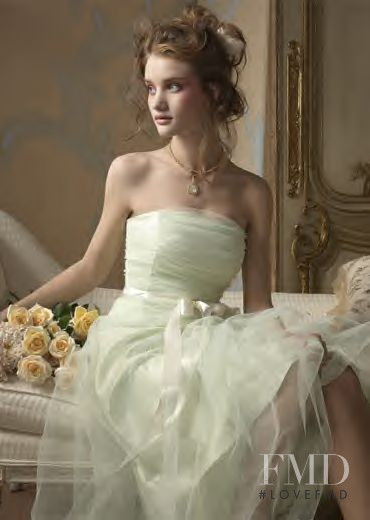 Rosie Huntington-Whiteley featured in  the JLM Couture Alvina Valenta Bridal Collection lookbook for Spring/Summer 2007