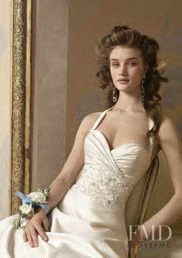 Rosie Huntington-Whiteley featured in  the JLM Couture Alvina Valenta Bridal Collection lookbook for Spring/Summer 2007