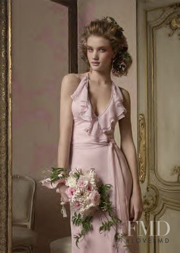 Rosie Huntington-Whiteley featured in  the JLM Couture Alvina Valenta Bridal Collection lookbook for Spring/Summer 2007