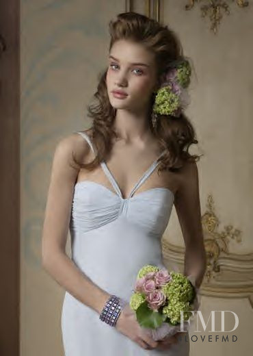 Rosie Huntington-Whiteley featured in  the JLM Couture Alvina Valenta Bridal Collection lookbook for Spring/Summer 2007