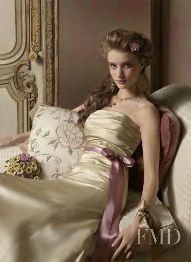 Rosie Huntington-Whiteley featured in  the JLM Couture Alvina Valenta Bridal Collection lookbook for Spring/Summer 2007