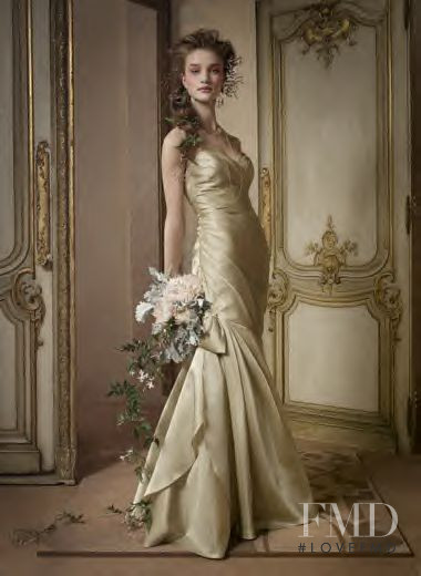 Rosie Huntington-Whiteley featured in  the JLM Couture Alvina Valenta Bridal Collection lookbook for Spring/Summer 2007