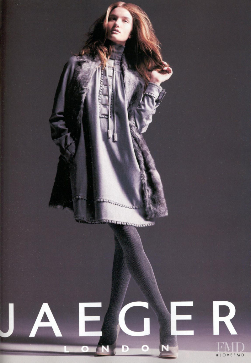 Rosie Huntington-Whiteley featured in  the Jaeger advertisement for Autumn/Winter 2007