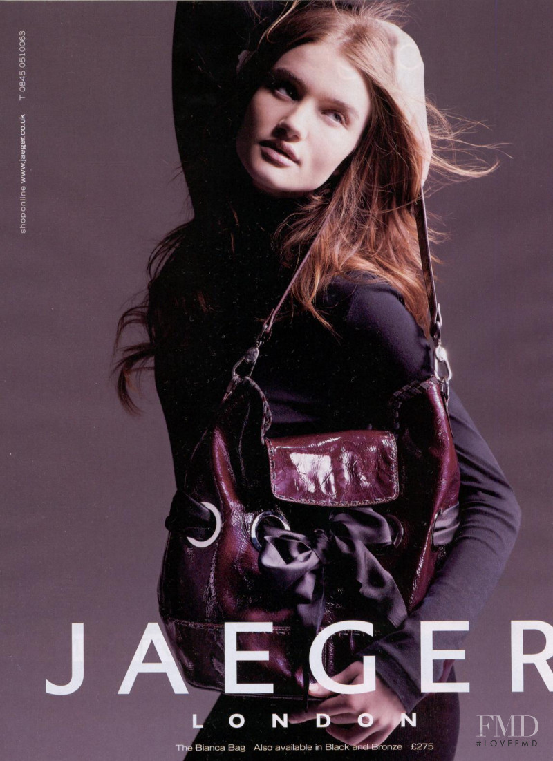 Rosie Huntington-Whiteley featured in  the Jaeger advertisement for Autumn/Winter 2007