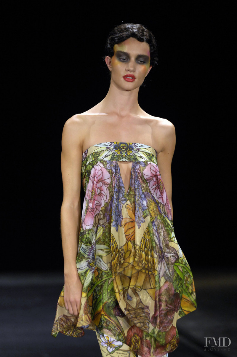 Rosie Huntington-Whiteley featured in  the Basso & Brooke fashion show for Spring/Summer 2007