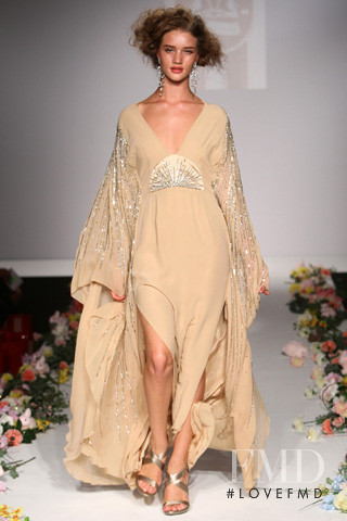 Rosie Huntington-Whiteley featured in  the Julia Clancy fashion show for Spring/Summer 2022