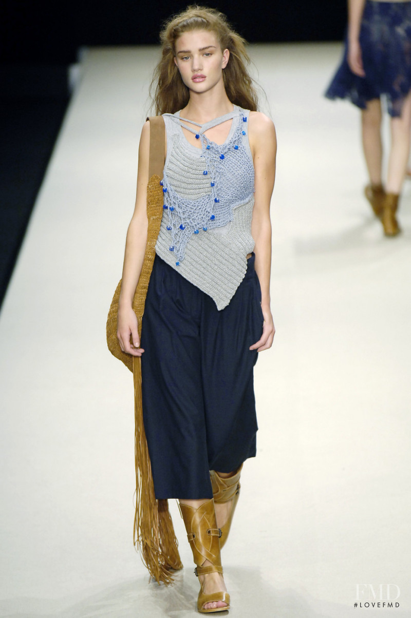 Rosie Huntington-Whiteley featured in  the Bora Aksu fashion show for Spring/Summer 2006