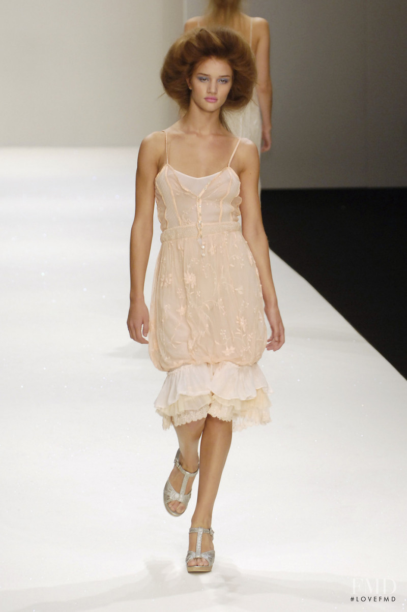 Rosie Huntington-Whiteley featured in  the Ghost London fashion show for Spring/Summer 2006