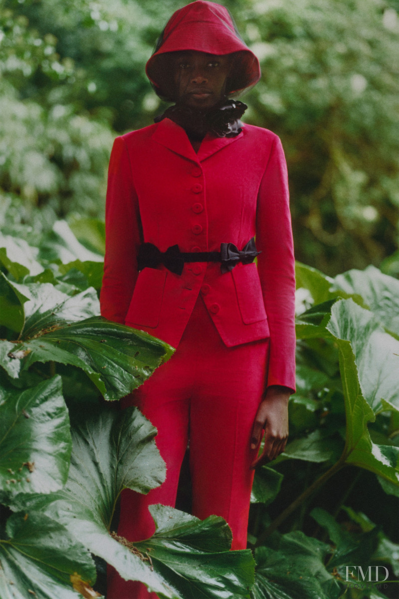 Michele Opiyo featured in  the Erdem lookbook for Resort 2021