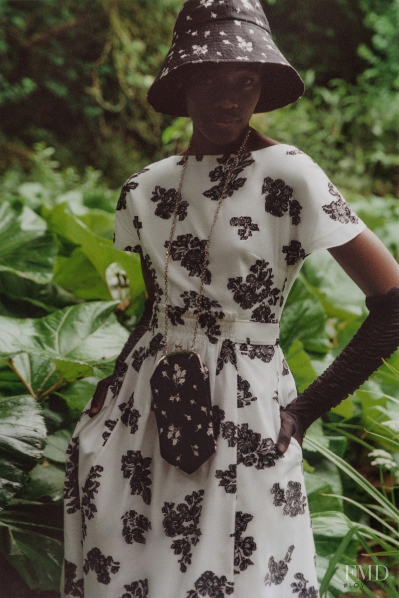 Michele Opiyo featured in  the Erdem lookbook for Resort 2021