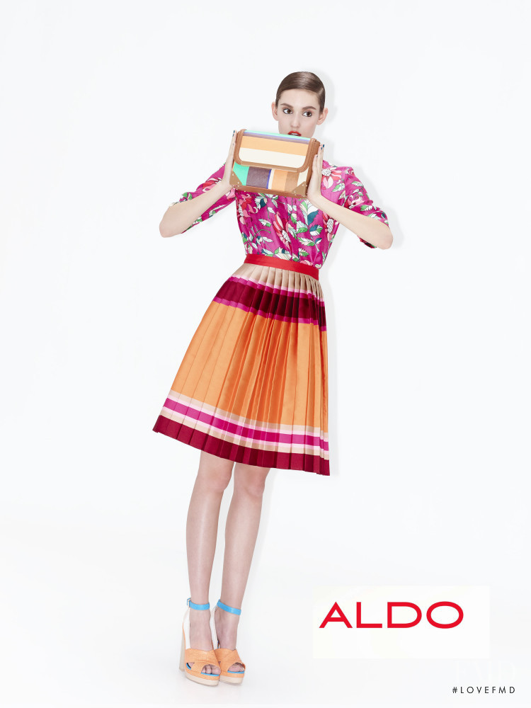 Fred Juneau featured in  the Aldo advertisement for Spring/Summer 2014