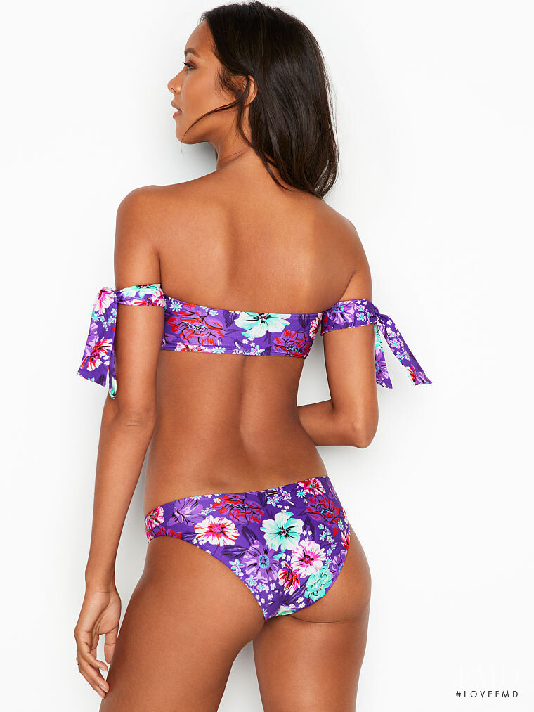 Lais Ribeiro featured in  the Victoria\'s Secret Swim catalogue for Spring/Summer 2019