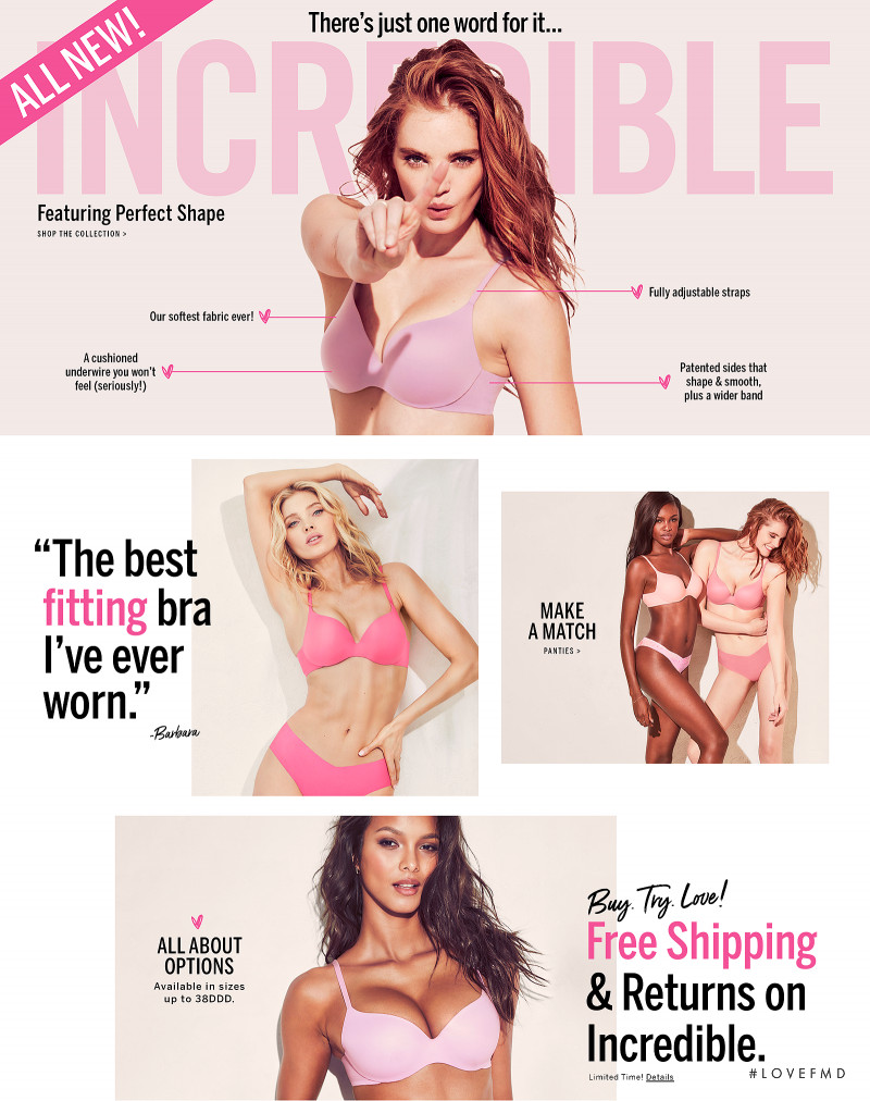 Alexina Graham featured in  the Victoria\'s Secret advertisement for Spring/Summer 2019