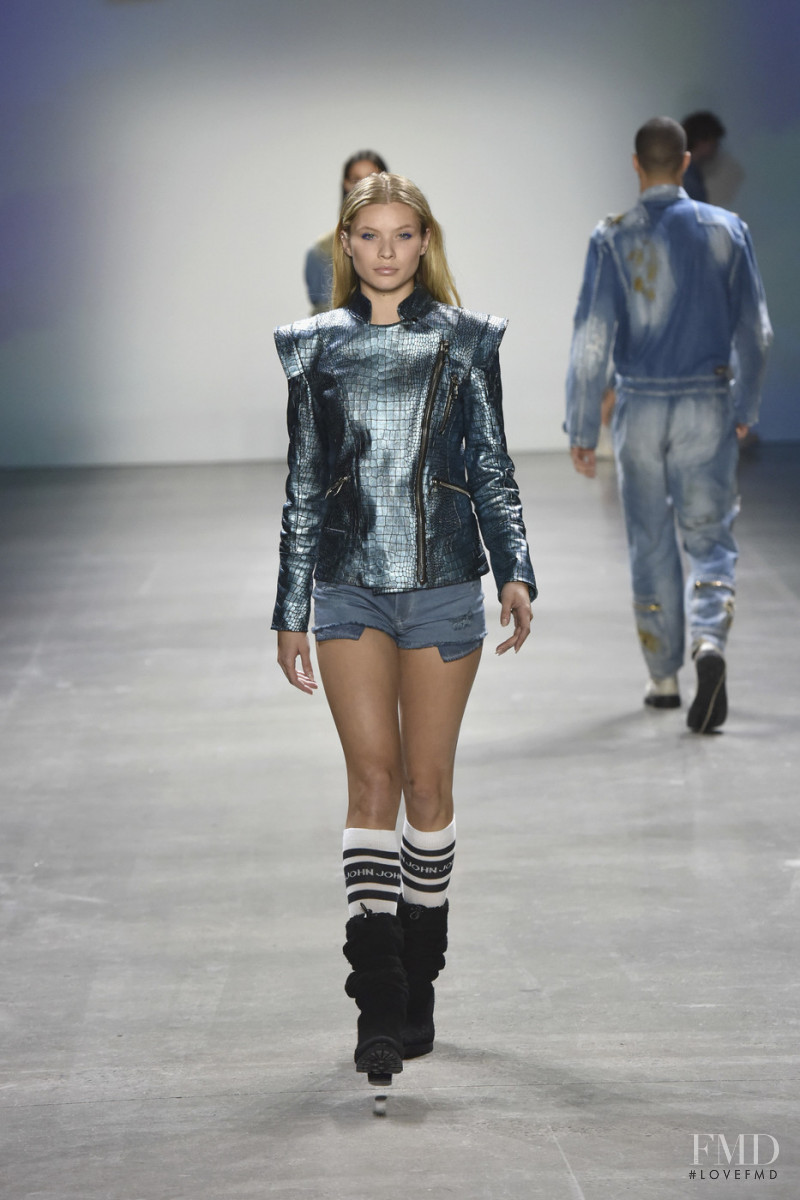 Josie Canseco featured in  the John John Lab fashion show for Autumn/Winter 2019