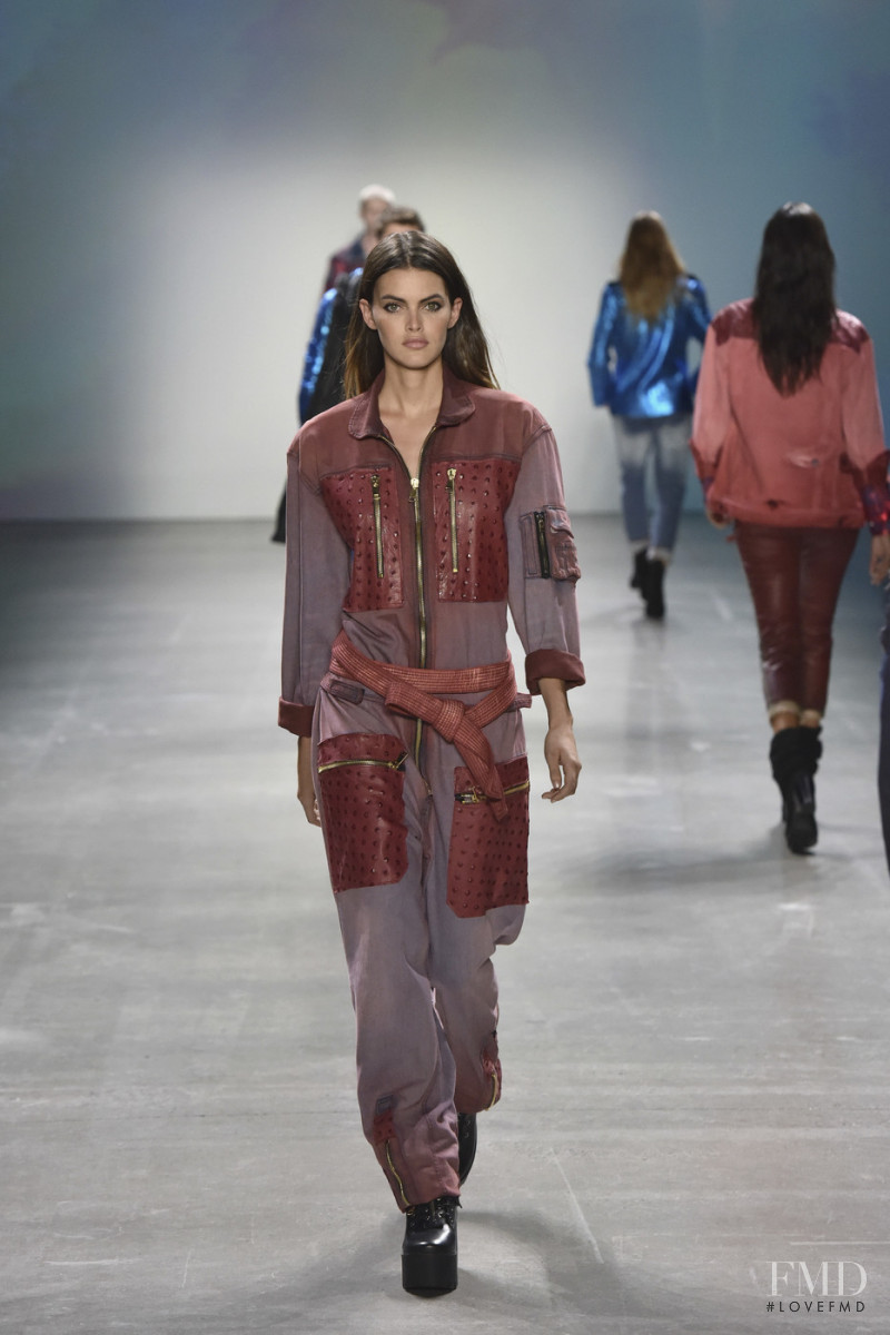 Kamila Hansen featured in  the John John Lab fashion show for Autumn/Winter 2019