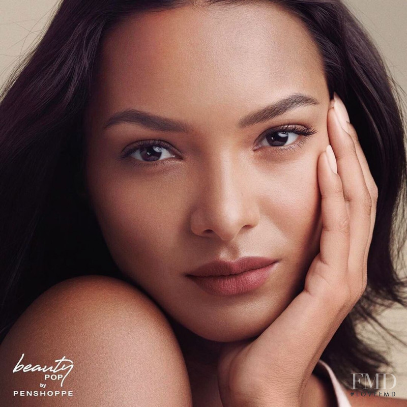 Lais Ribeiro featured in  the Penshoppe Beauty advertisement for Fall 2019