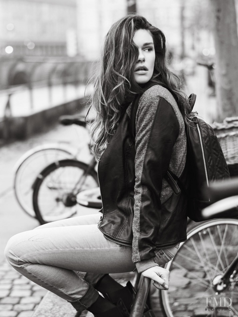 Eveline Besters featured in  the Pulz Jeans advertisement for Spring/Summer 2015